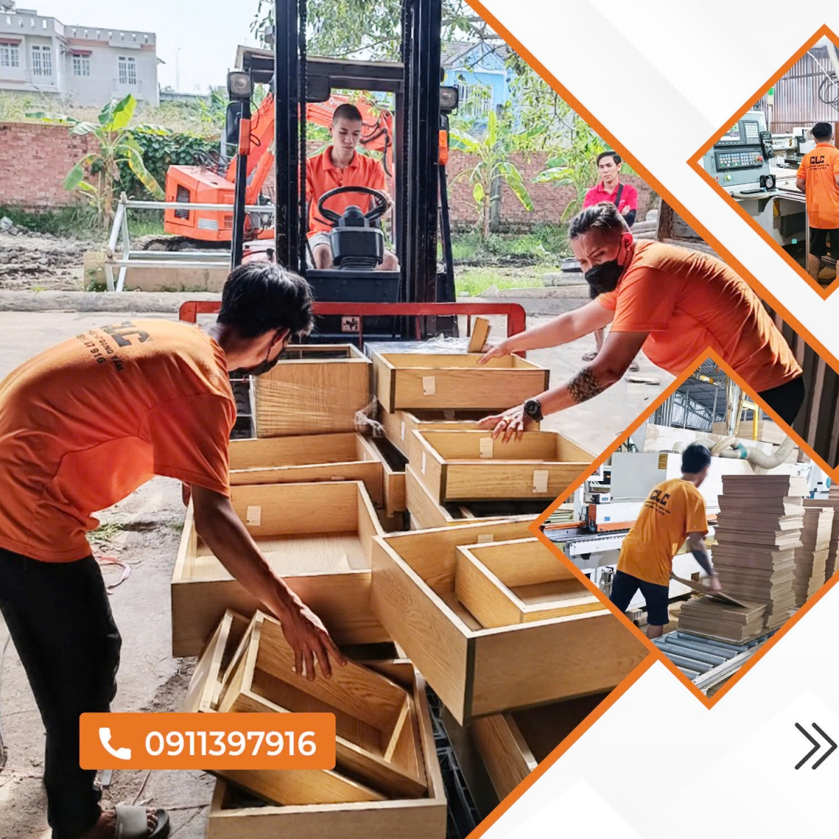 Biến gỗ tấm thành nội thất đẳng cấp nhờ gia công CNC hiện đại