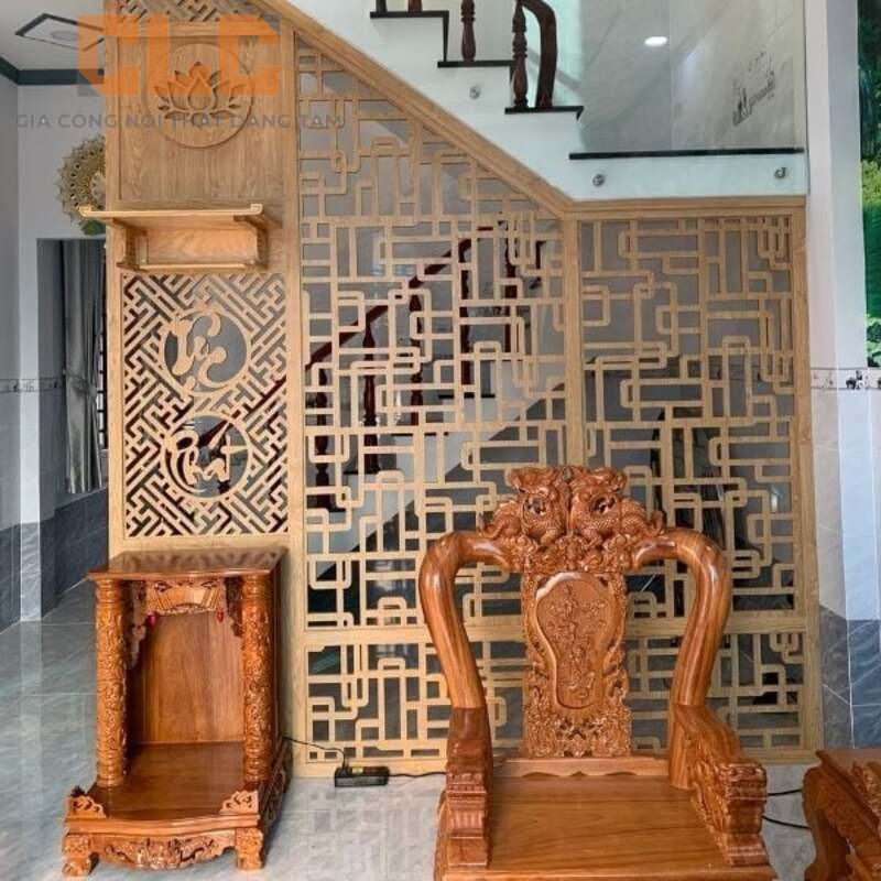 Vách hoa văn CNC tại CLC: Khi nghệ thuật điêu khắc kiến tạo không gian sống