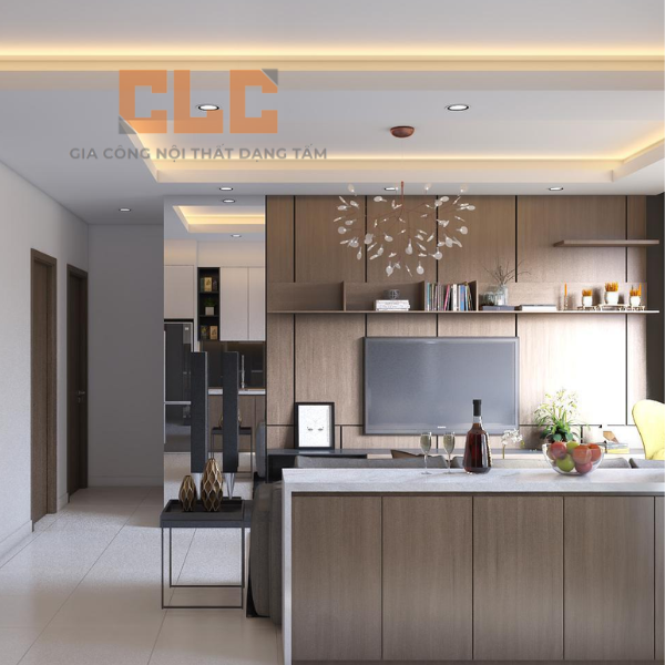 Gia công nội thất dạng tấm tại CLC: Nâng tầm không gian bếp, biến hóa tiện nghi