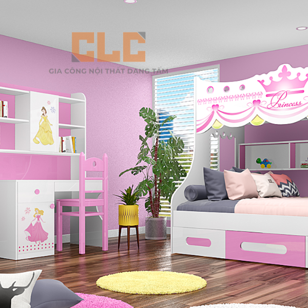 CLC: Nội thất phòng trẻ em gia công CNC theo yêu cầu – Nơi an toàn ươm mầm sáng tạo