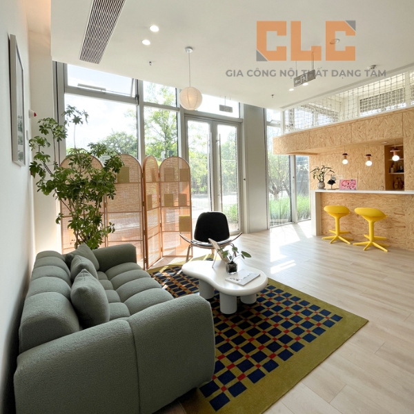 Khám Phá Nội Thất Phòng Khách Gỗ Tấm CLC: Sang Trọng, Bền Đẹp, Giá Phải Chăng