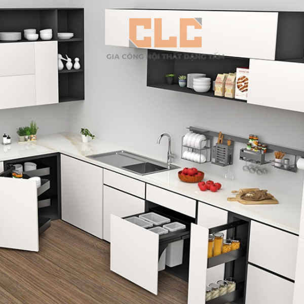 Phụ kiện tủ bếp – Không chỉ là tiện ích, mà còn là phong cách