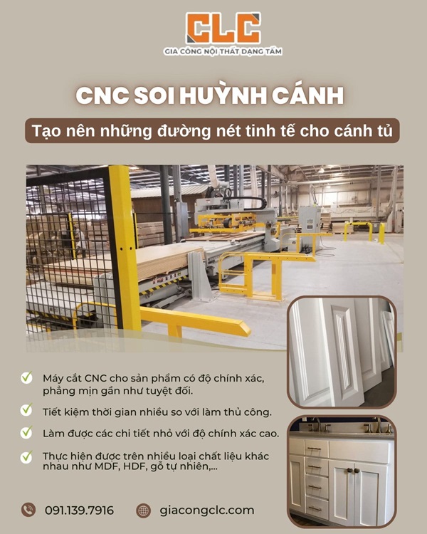 Vì sao nên lựa chọn dịch vụ CNC soi huỳnh cánh của CLC?
