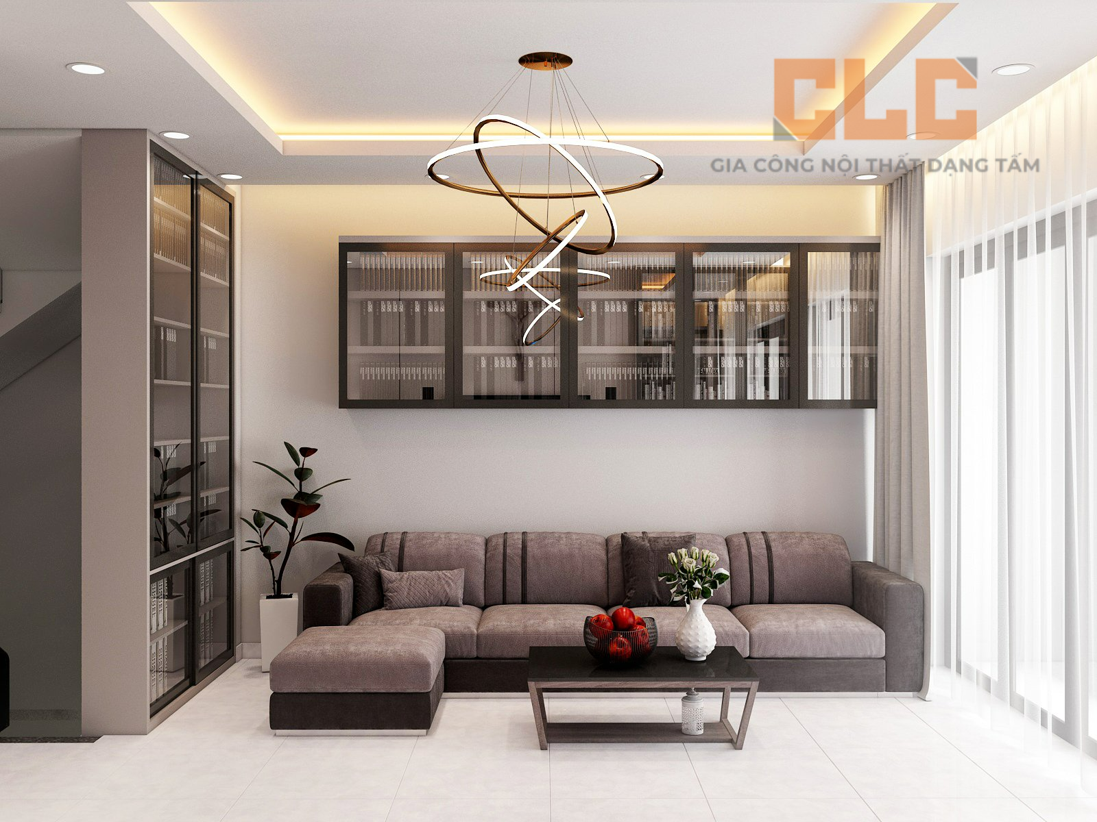Nội thất phòng khách trong mơ – Nơi gia công CNC kiến tạo không gian sống