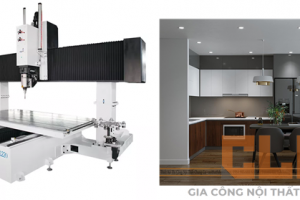 Gia công nội thất dạng tấm với máy CNC 5 trục