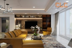 Thi công phòng khách 